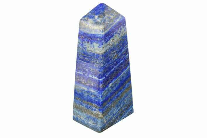 3.6" Polished Lapis Lazuli Obelisk - Pakistan